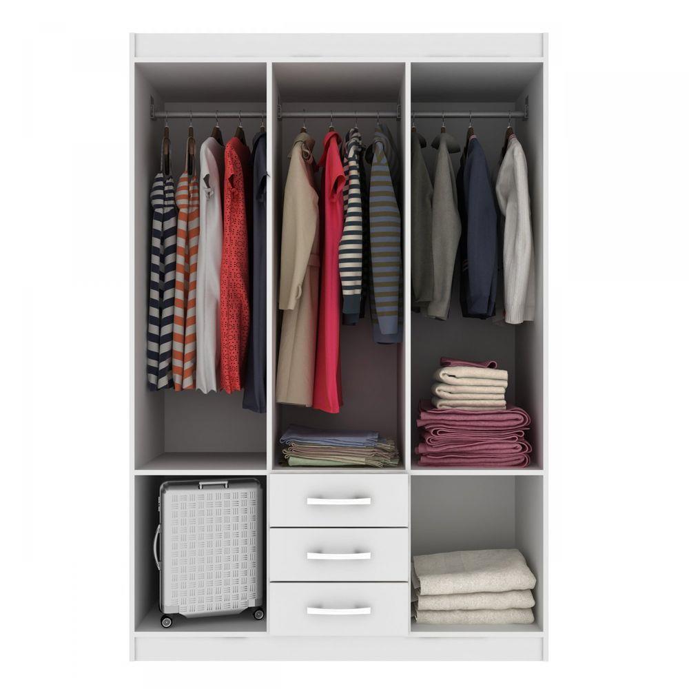 Guarda-Roupa Atalaia 10 Portas 3 Gavetas - Móveis furniture