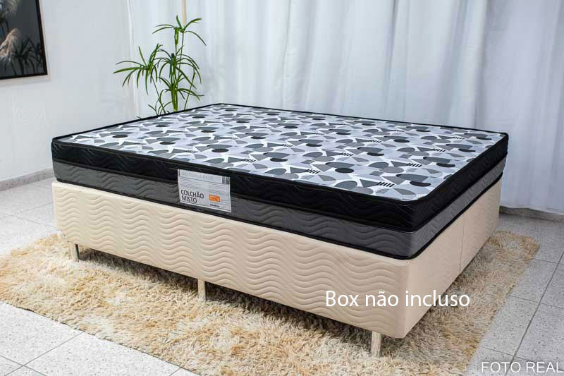 Colchão Casal Ortopédico EPS Iso Dupla Face D-33 138x188x20 - Ortobom