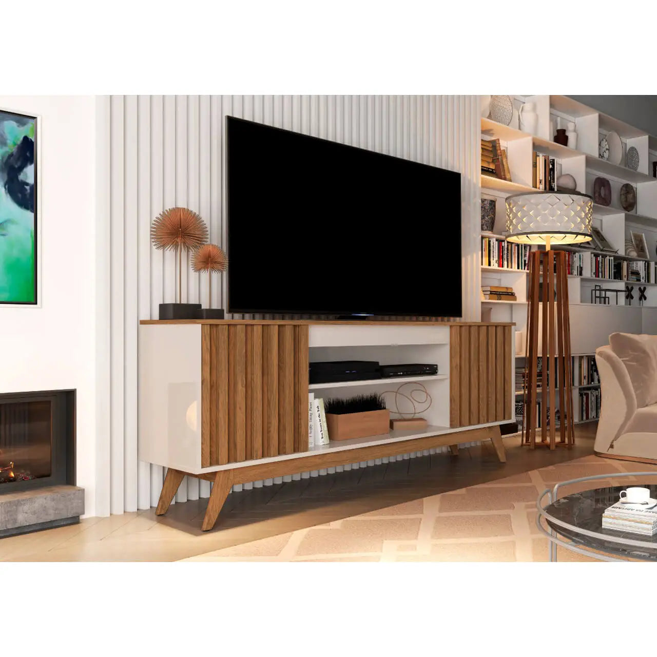 Rack Malibu para TV até 60 Polegadas 2 Portas Germai