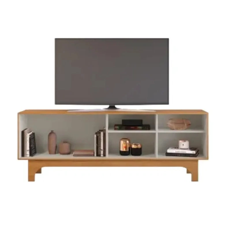 Rack Sereno C/Porta Ripada Larg. 1.68m Cinamomo/Off JCM