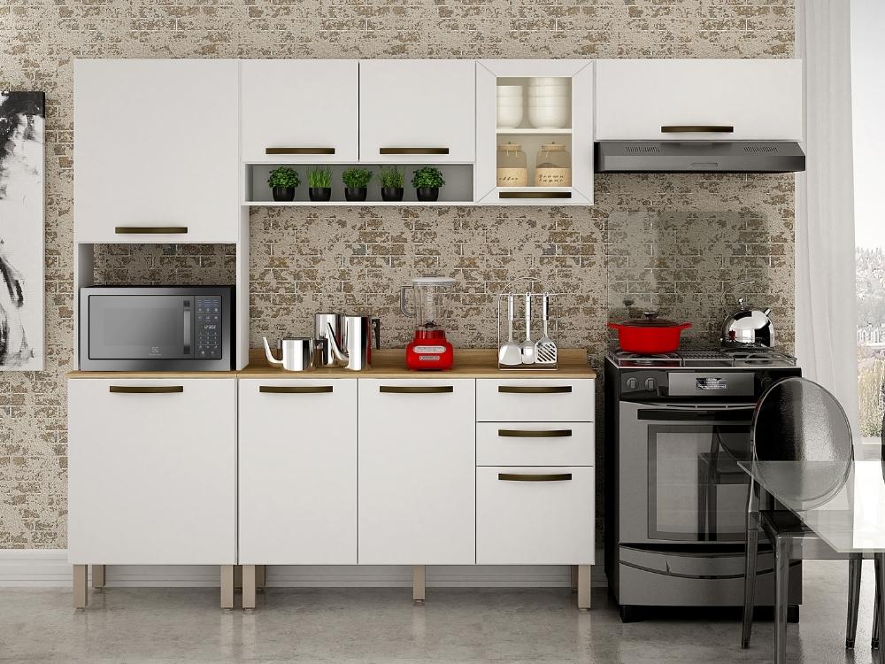 Cozinha Completa Valência com Aéreo 3 portas Reflecta 4 peças - Móveis furniture