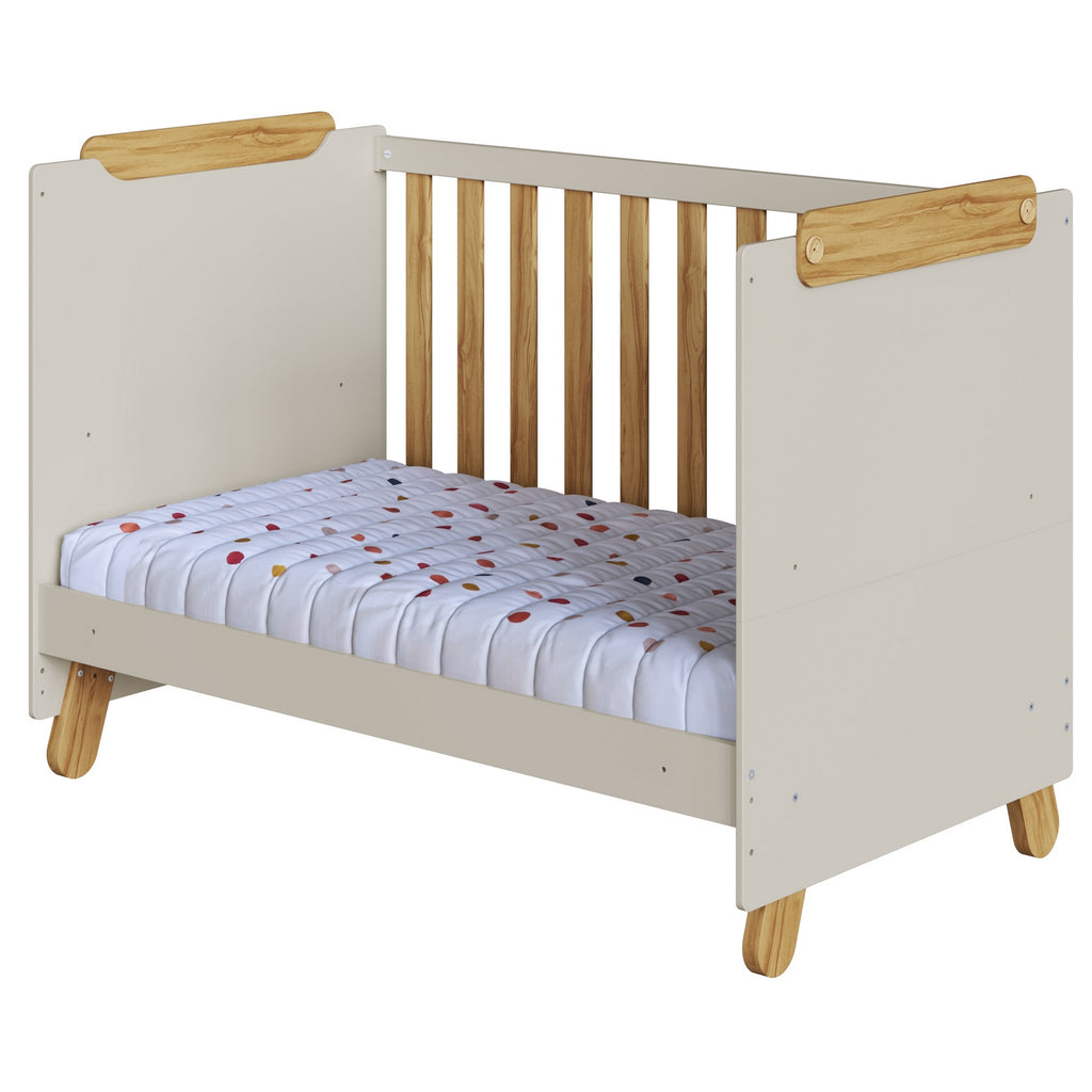 Berço Americano Pingo Off White/Amêndoa – PEROBA MÓVEIS