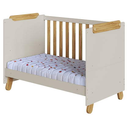 Berço Americano Pingo Off White/Amêndoa – PEROBA MÓVEIS
