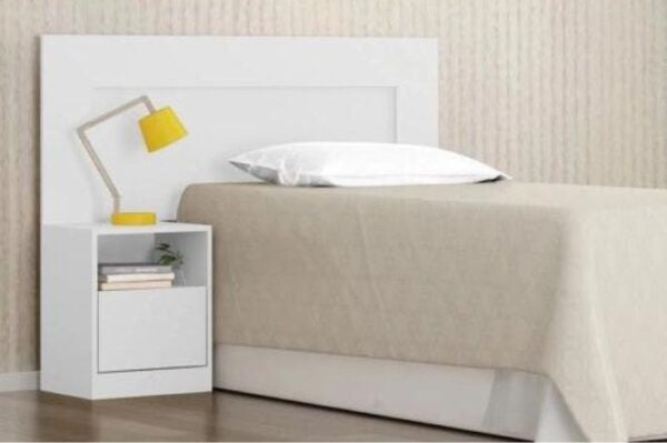 CABECEIRA LONDON 130CM SOLT BRANCA – DEMOBILE