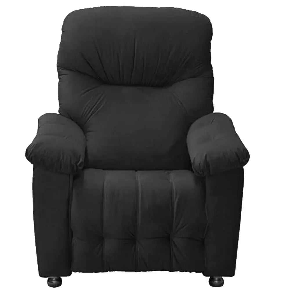 Poltrona Virtus Reclinável Tecido Veludo Matrix PRETO