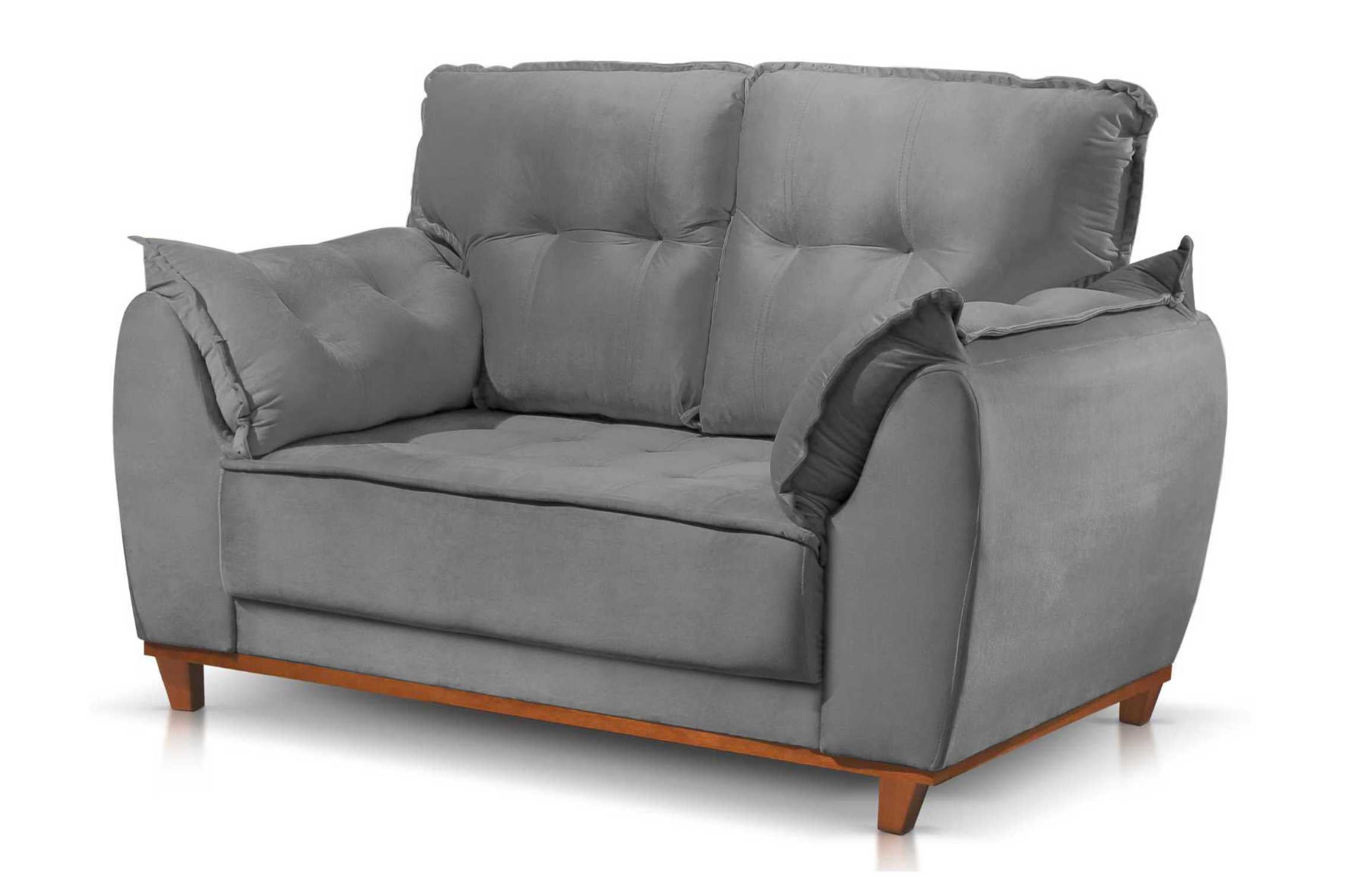 SOFA 2 LUG SF.4420 ESPANHA 147CM LINHO CINZA/566 – JC ESTOF