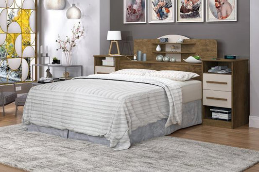Cabec Box Queen Imperial 160 Mesa Lat Jequitiba.Off J A Mov - Móveis furniture