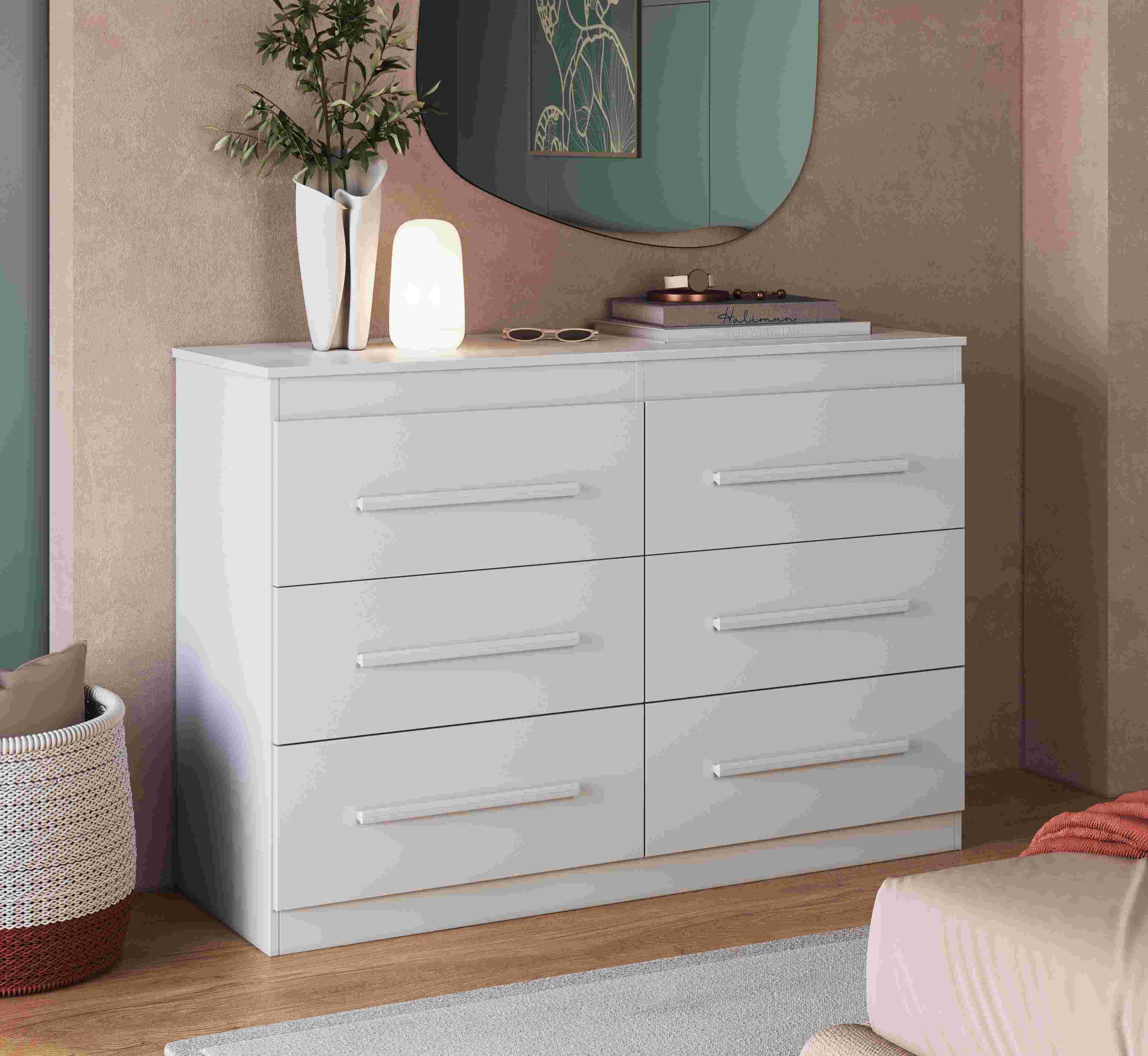 Comoda Arizona 6G Branco Doripel