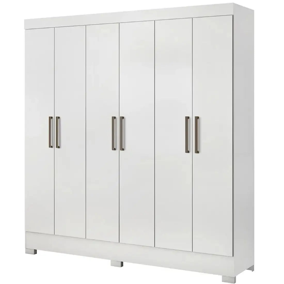 Guarda Roupa Pratico Casal 6 Portas 3 Gavetas Demobile
