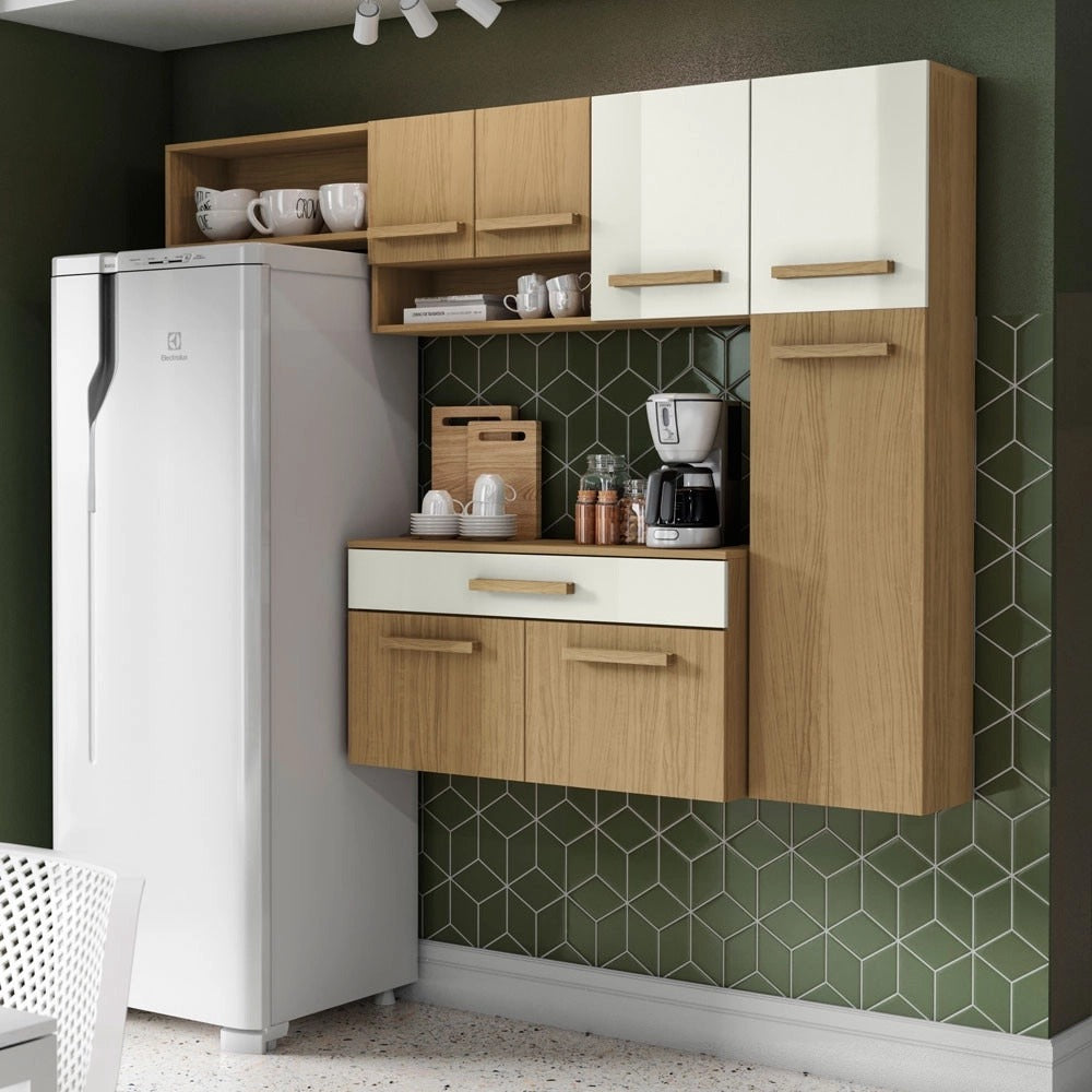 Cozinha Compacta Rubi com Balcao - Móveis furniture