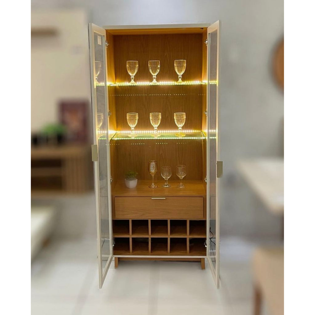 COLIBRI - CRISTALEIRA GUANABARA OFF WHITE