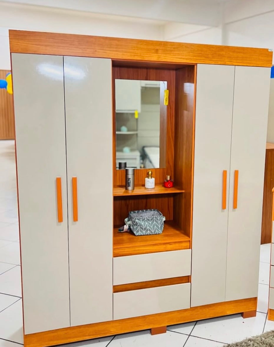 Guarda-Roupa Capelinha Isabely 1,491 m Cinamono/Off White –