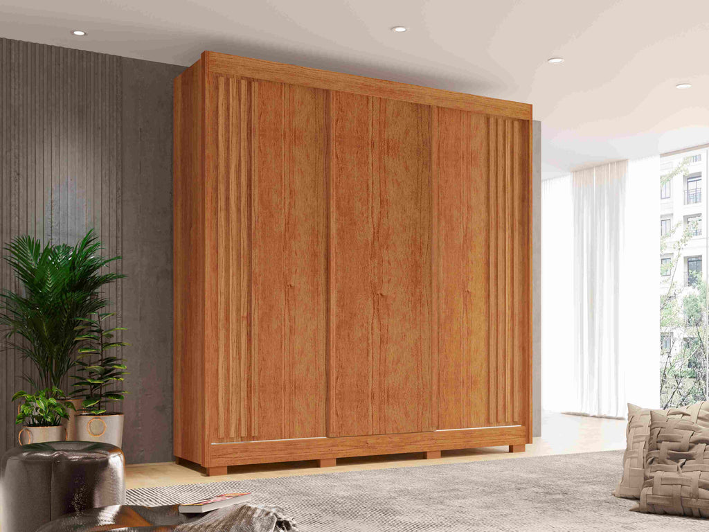 Roupeiro Atenas 3P4G Cinamomo Salleto - Móveis furniture