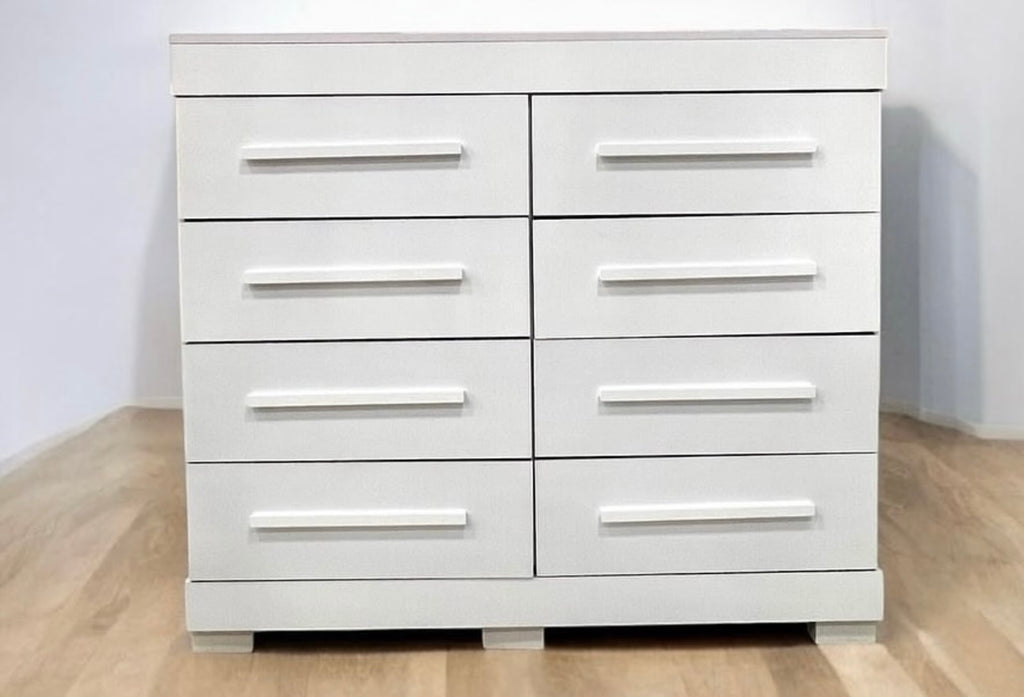 Cômoda Nalu 8 Gavetas branca