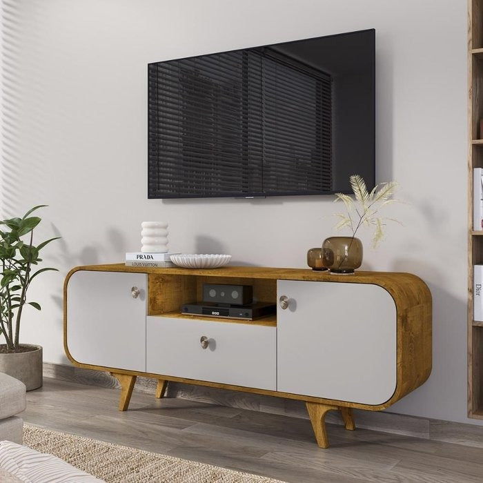 Rack até 75″ Noronha Naturale/Off White – BECHARA