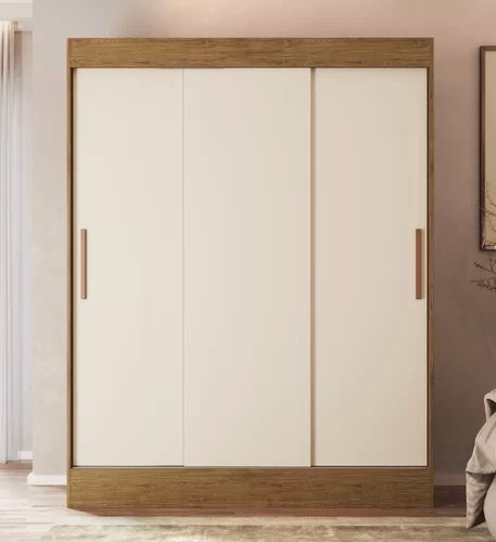 DORIPEL - Guarda-Roupa Marselha 3 portas sem espelho - Móveis furniture