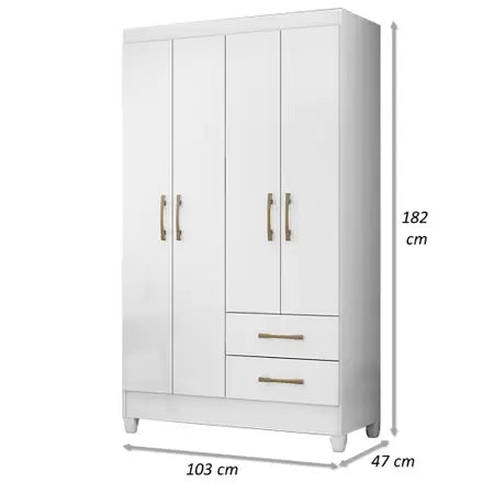 MOVAL - GR CHILE 4 PORTAS - 103 cm - Móveis furniture