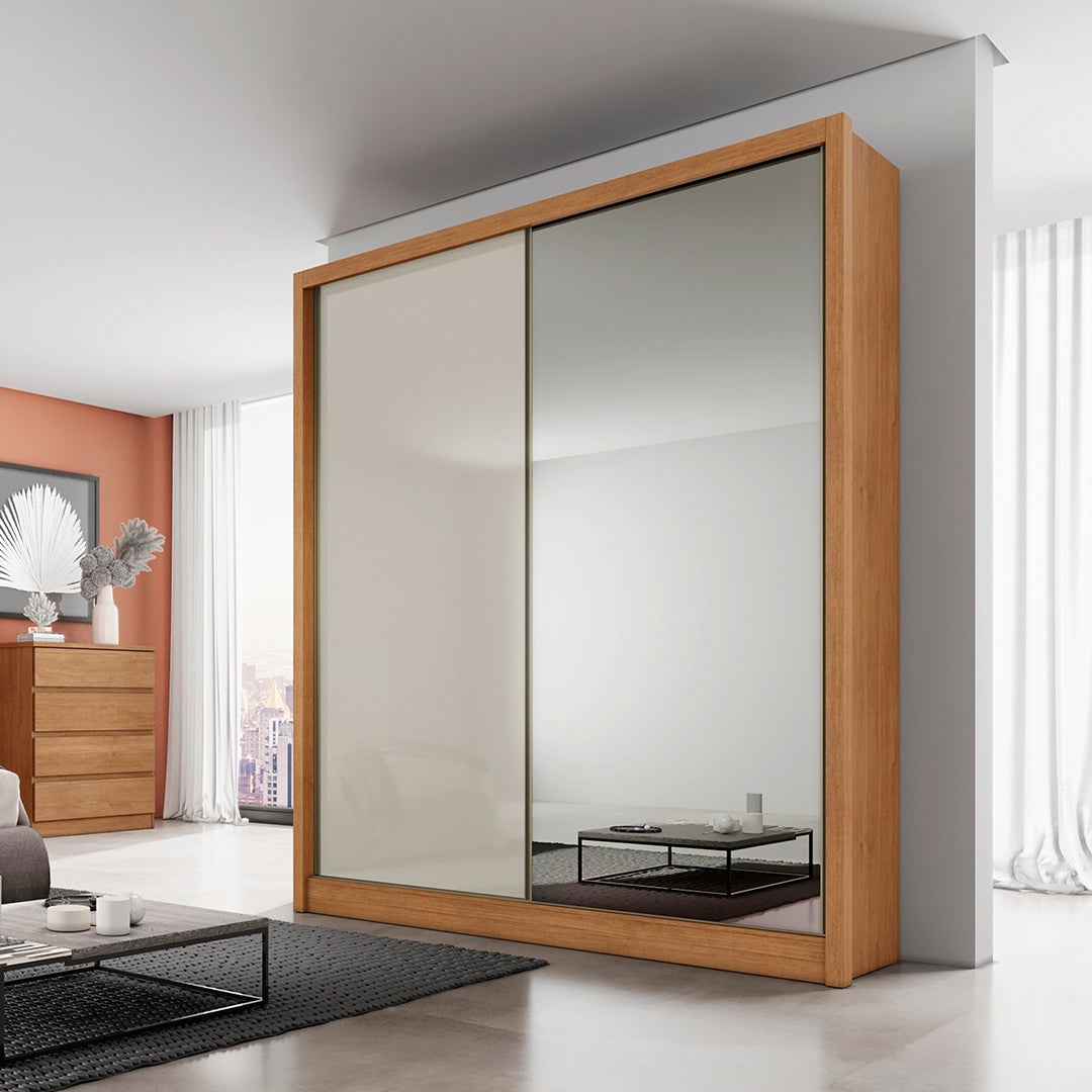 GUARDA-ROUPA VIRTUS PLUS cumaru/fendi - Móveis furniture