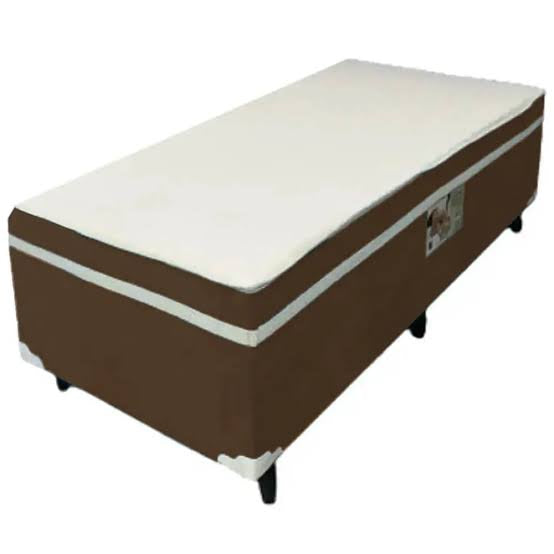 Cama Box Alto Nivel Solteiro com Molas Ensacadas 88x188x60cm