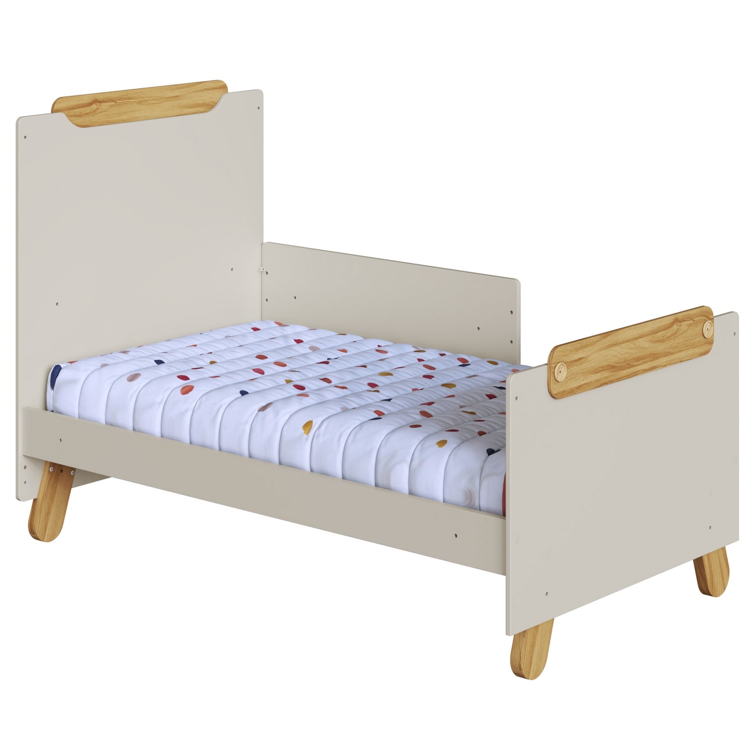 Berço Americano Pingo Off White/Amêndoa – PEROBA MÓVEIS