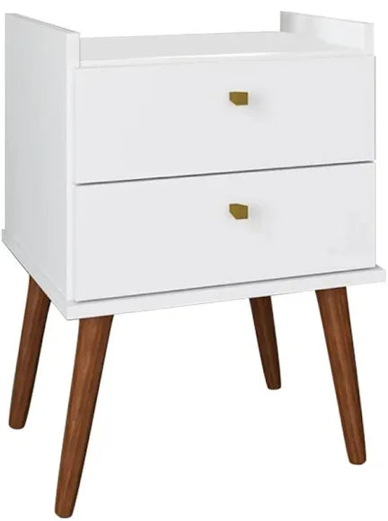 Mesa de Cabeceira Fiorello Aroma 2 Gavetas - - Móveis furniture