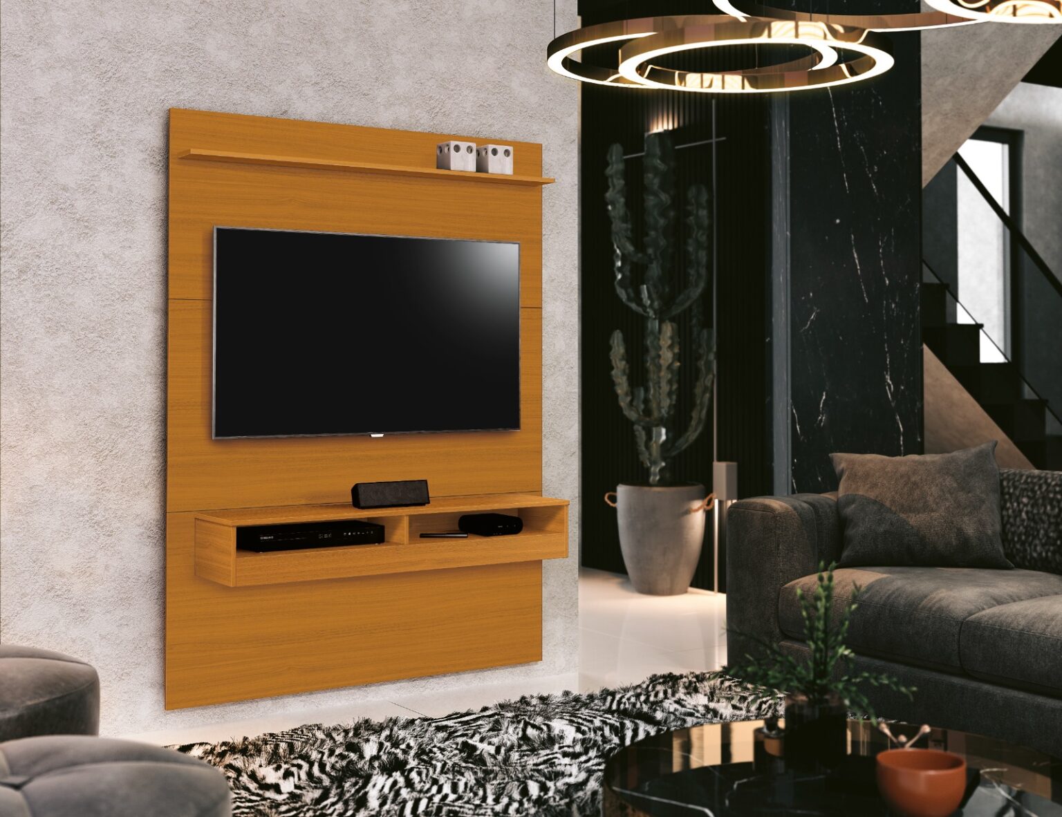 Painel Home Torino II para TV até 50 Polegadas EDN - Móveis furniture