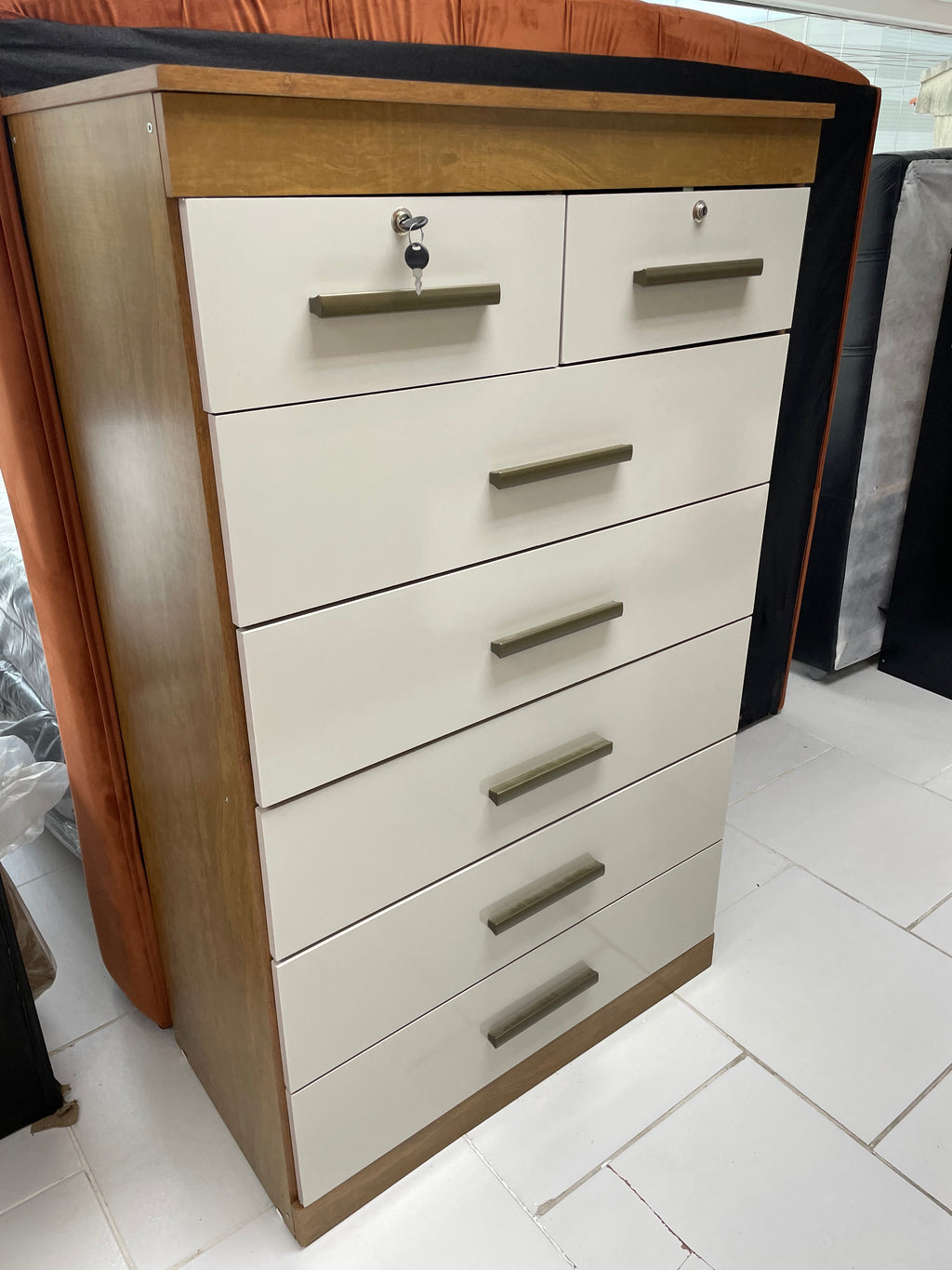 Comoda BH 7G Ipe.Off White - Móveis furniture