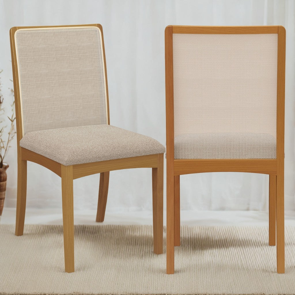 Kit 2 Cadeiras Lara 2CMM007CA Linho Areia – KAPPESBERG