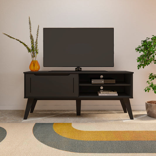 Rack Lotus 134 Preto Artely - Móveis furniture