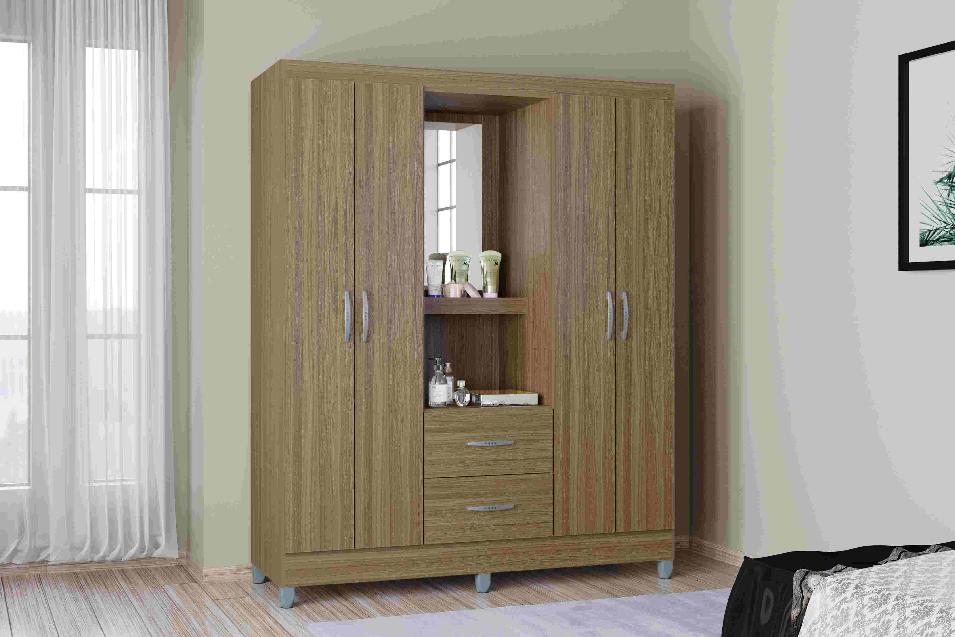 Roupeiro Capelinha Cordoba 4P2G - Móveis furniture