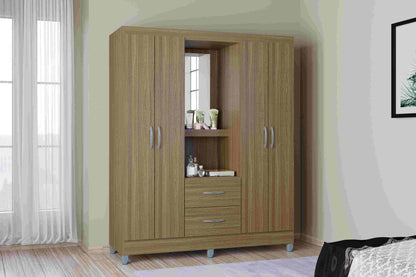 Roupeiro Capelinha Cordoba 4P2G - Móveis furniture