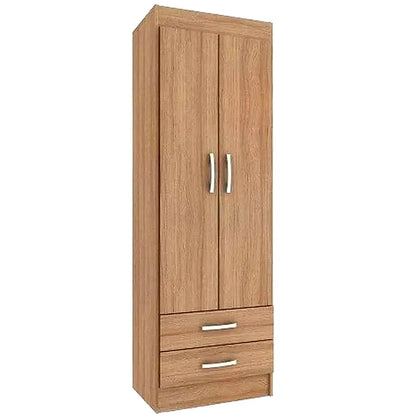 Guarda Roupa Atalaia 2 Portas 2 Gavetas Solteiro Evidencia CINAMOMO