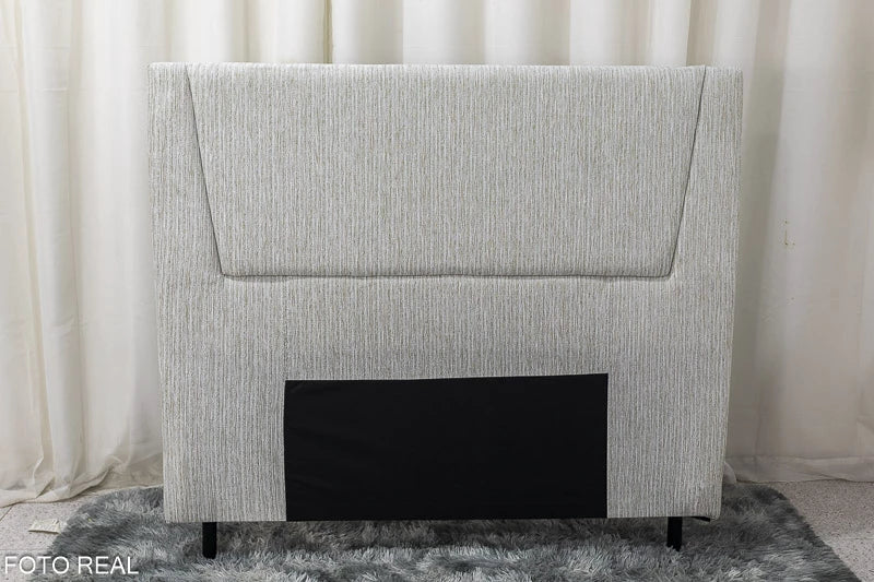 Cabeceira Queen Kyoto Malha Cinza Largura 1.60m - Móveis furniture