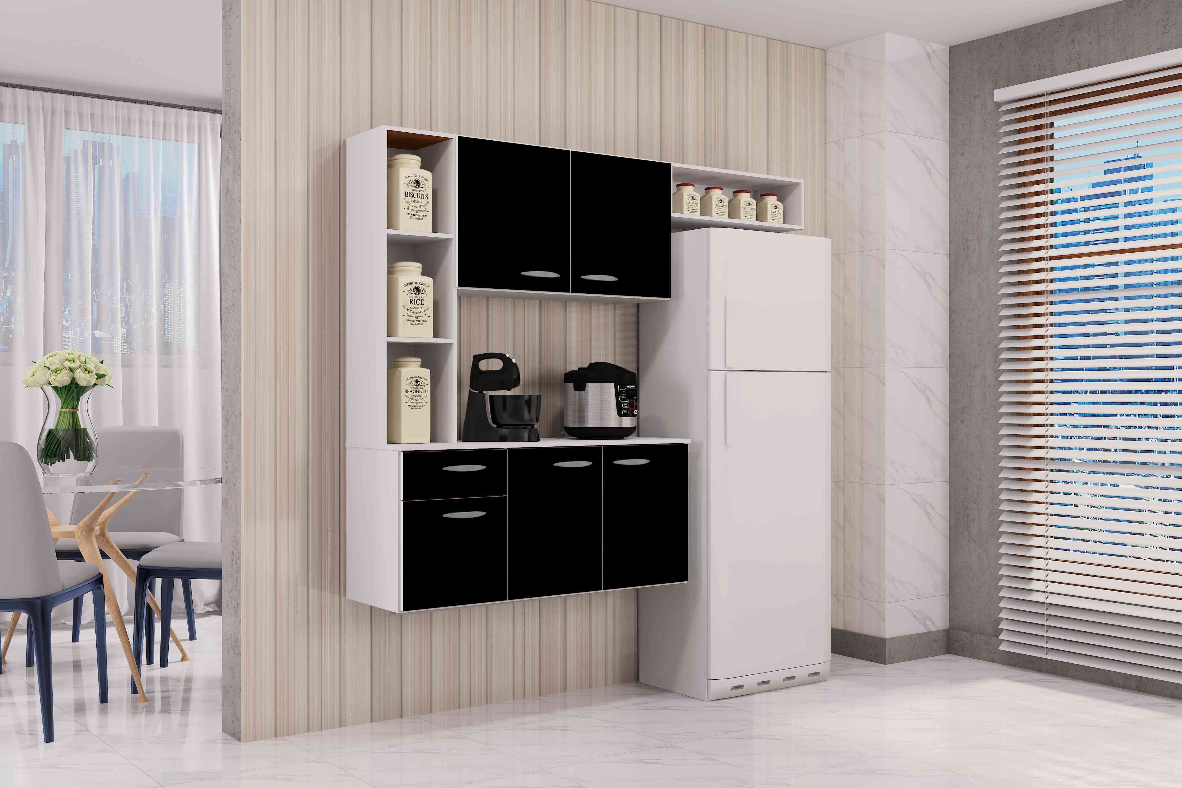 Cozinha Susp com Balcao Isis 163 - Móveis furniture