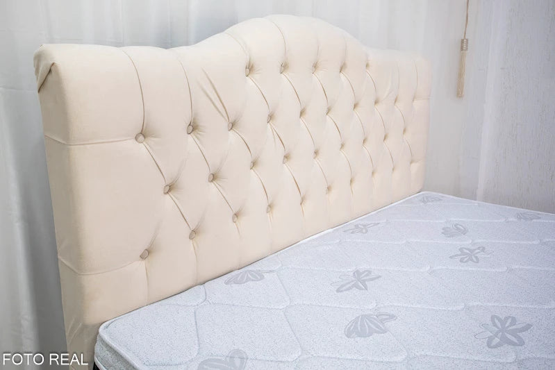 Cabeceira Casal Berlim Veludo - Móveis furniture