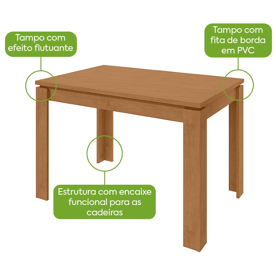 Mesa Athenas 120 Amêndoa Clean – LOPAS