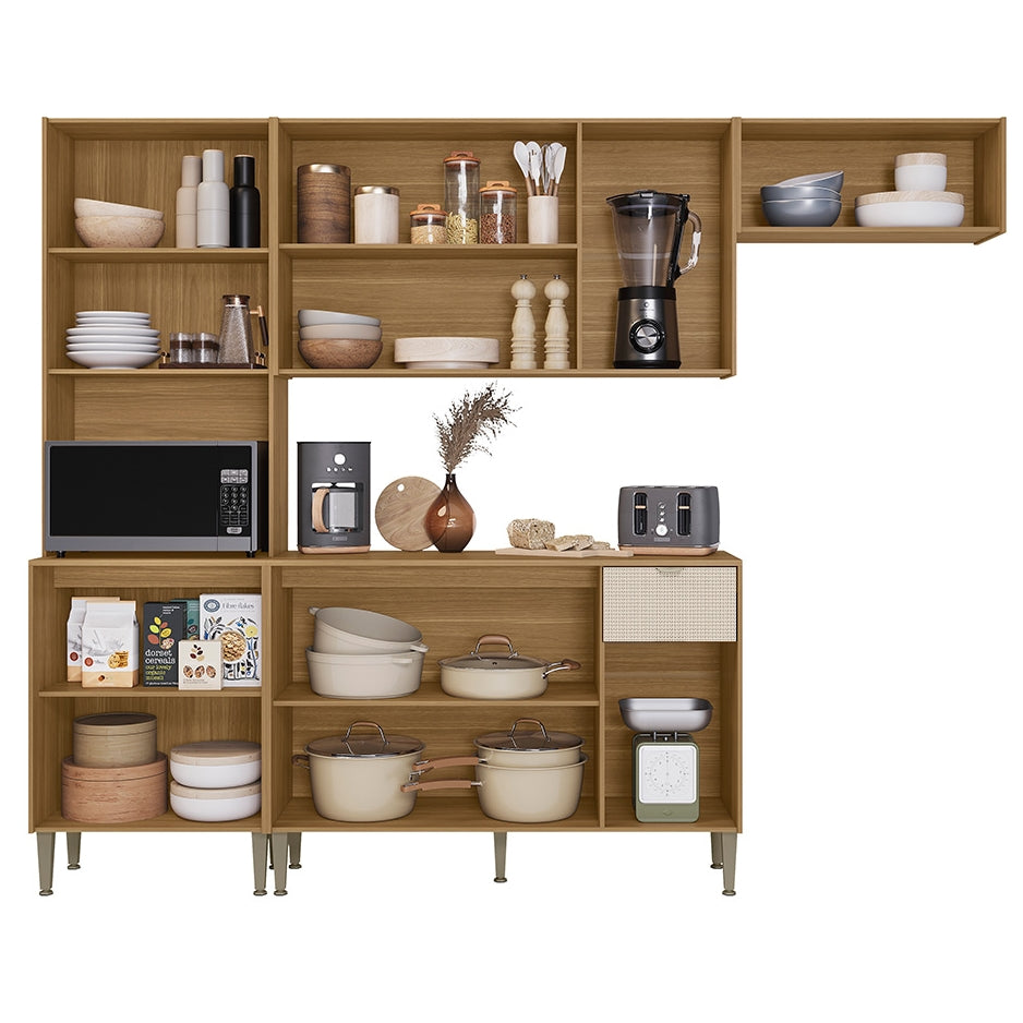 Cozinha Completa (com Balcão) Soul Freijó/Soft – KIT’S PARANÁ