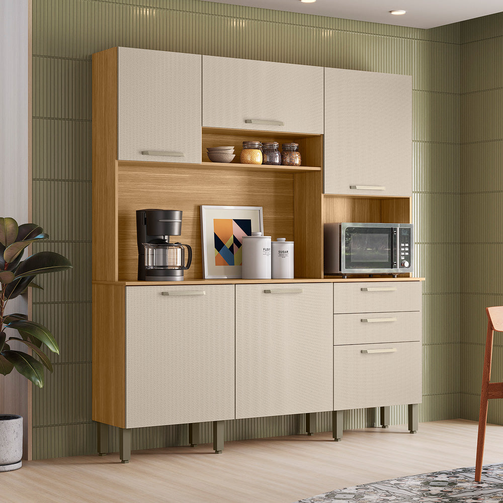 Kit Cozinha Ferrara Plus 1,80 m Freijó/Soft – KIT’S PARANÁ