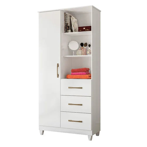 Armário 1 Porta Sofia Branco  Moval