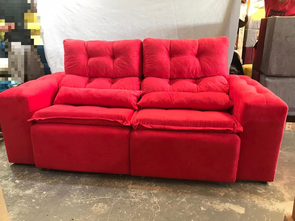 Sofá retrátil reclinável Leão - Móveis furniture