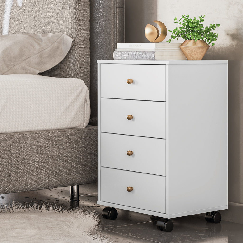 Gaveteiro Office Presence Branco – DEMÓBILE