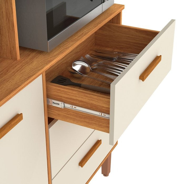 Kit Cozinha Modena CM730 2,18 m Cinamomo/Off White – FELLICCI