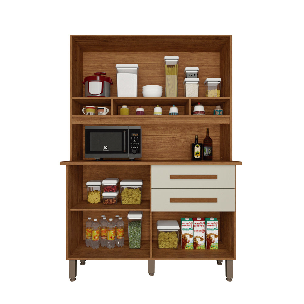 Kit Cozinha Sofia 1,15 m Cinamono/Off White – IMOP