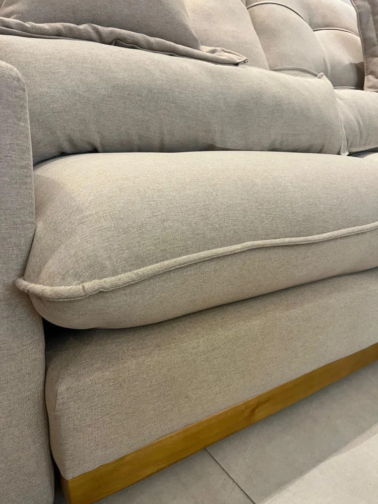 Sofá Toronto 4 Lugares Retrátil e Reclinável Veludo 250cm Di Vitrine