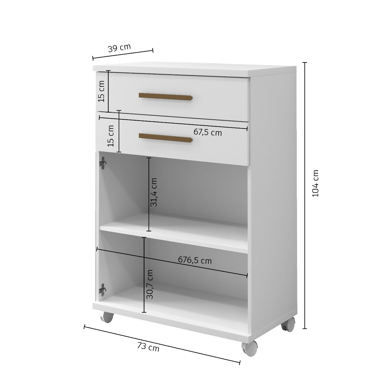 Balcão Mônaco – Branco