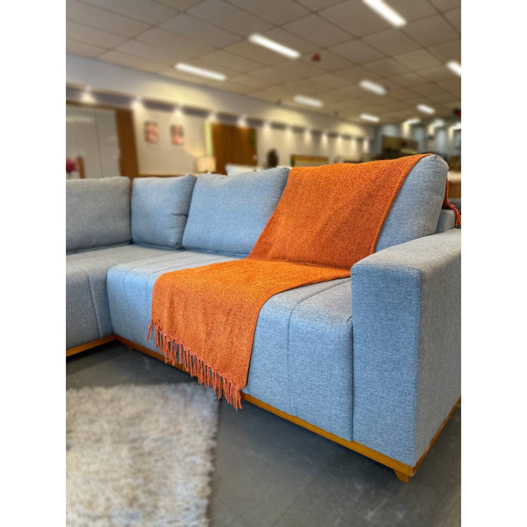 Sofá de Canto Eros cinza