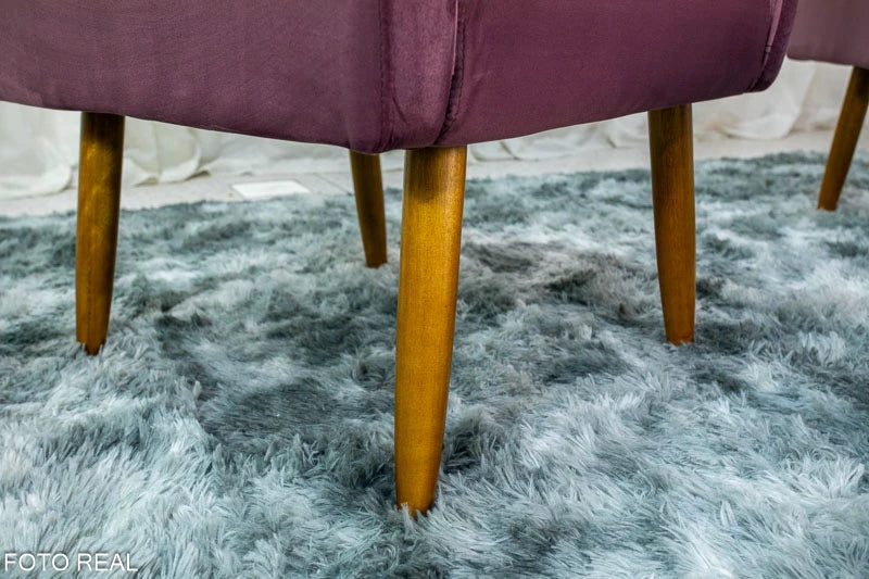 2 Poltrona Dallas Uva + 1 Puff Dallas Uva - Móveis furniture