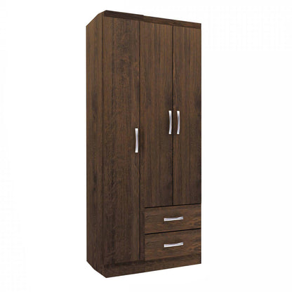 Guarda Roupa Treviso 103 Solteiro 3 Portas 2 Gavetas - Móveis furniture
