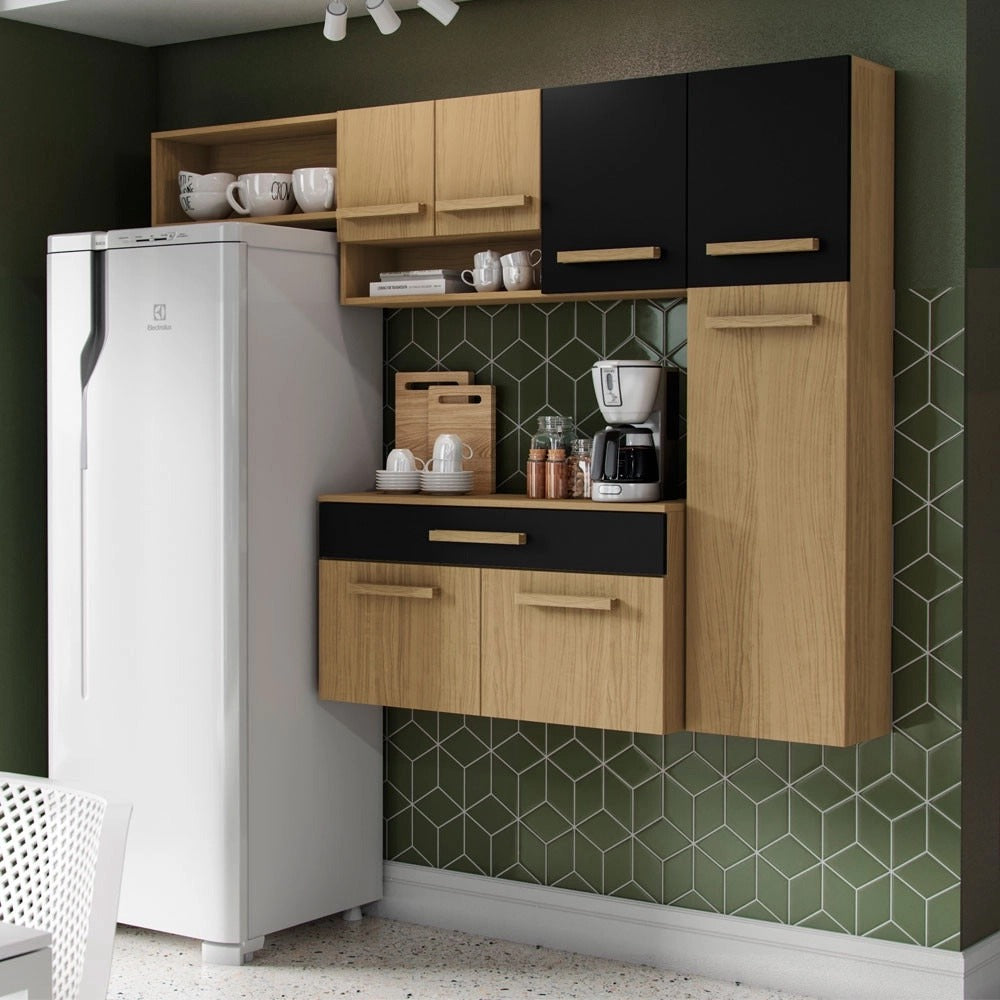 Cozinha Compacta Rubi com Balcao - Móveis furniture