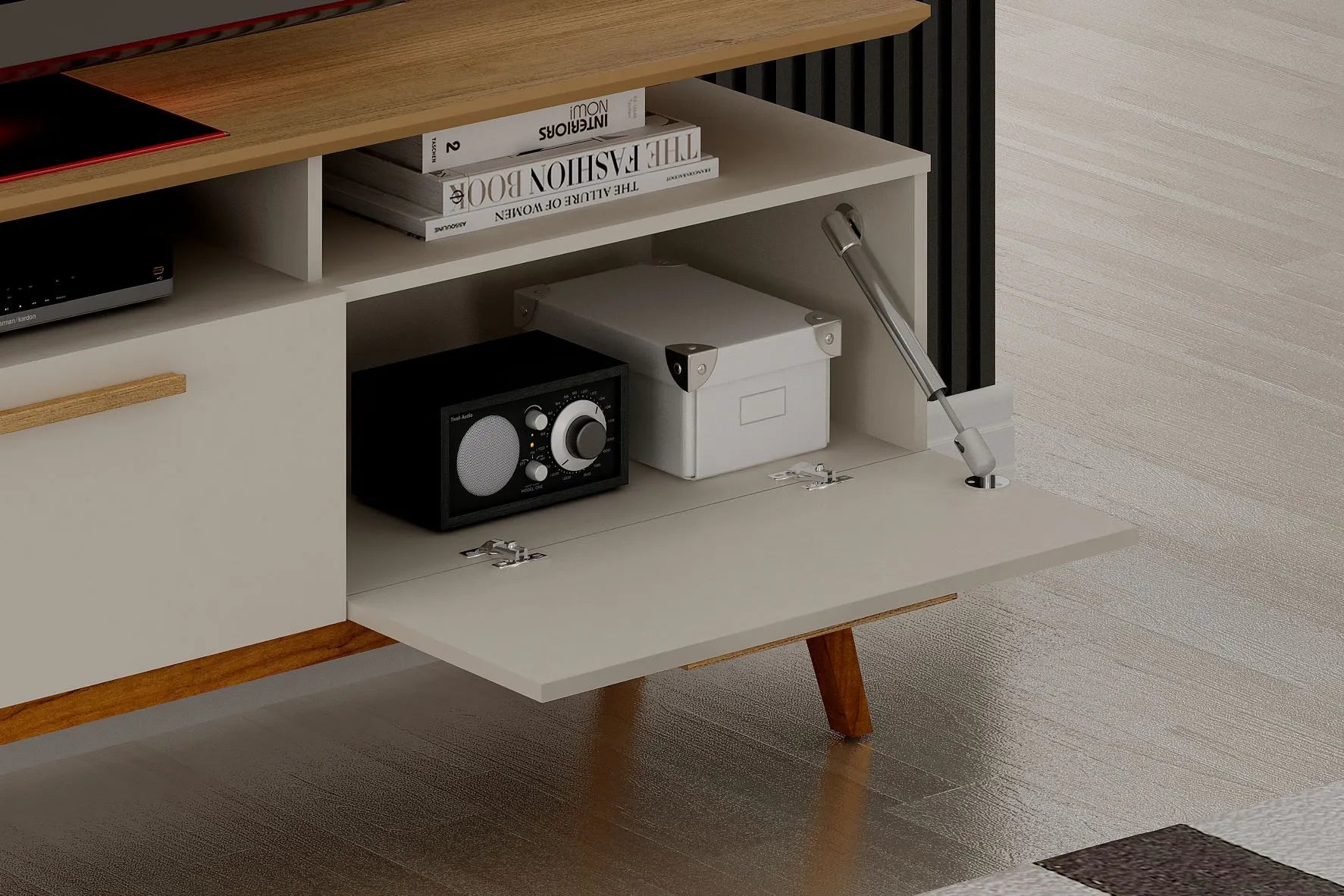 Rack Bancada São Paulo Off White Cinamomo - Móveis furniture